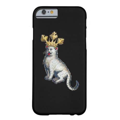 Medieval Crowned Cat Barely There iPhone 6 Case