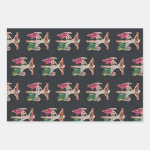 Medieval Crucifixion of Jesus Christ Wrapping Paper Sheets