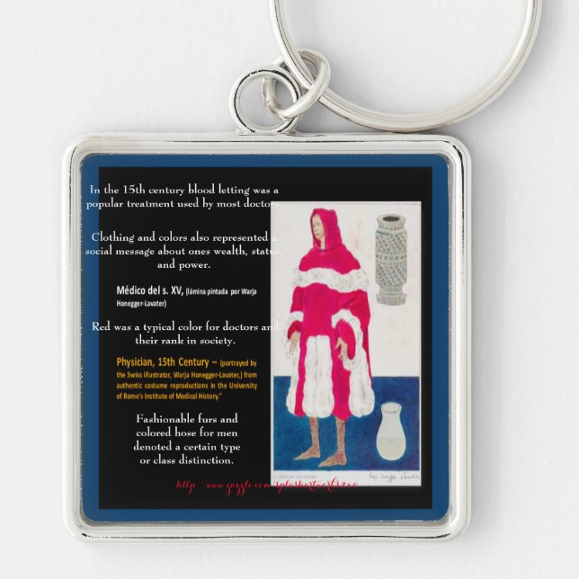 "Medieval Doctor" Keychain (Front)