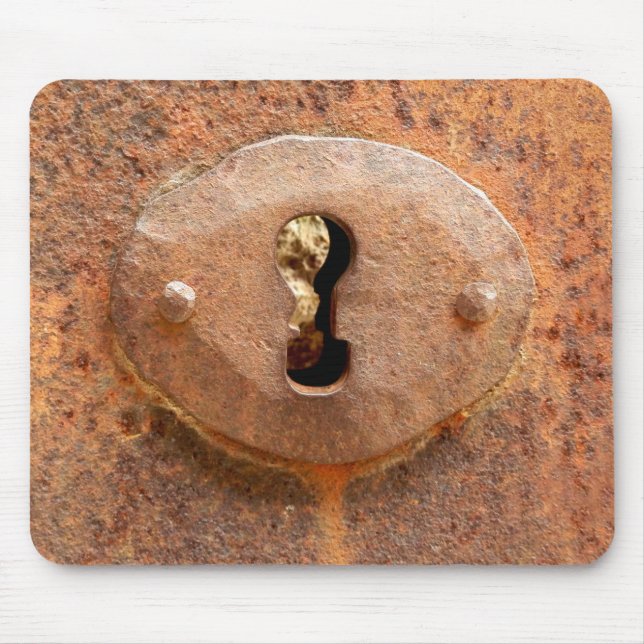 Medieval Door Lock Mouse Mat (Front)