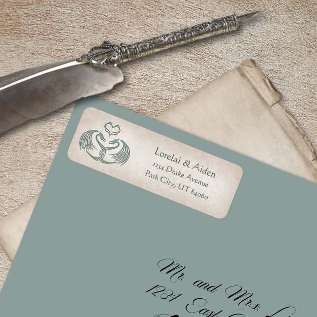 Medieval Dragon Address Label (Creator Uploaded)