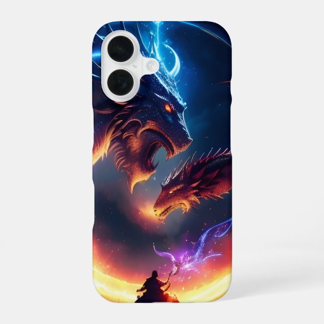 Medieval Dragon Battle Iphone Case (Back)