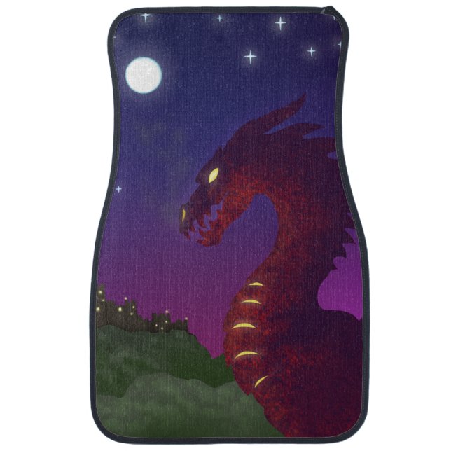 Medieval Dragon Car Mat (Front)