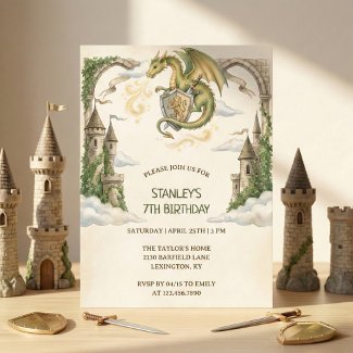 Medieval Dragon Castle Birthday Party