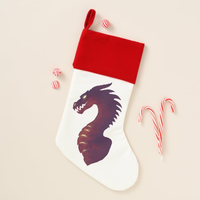 Medieval Dragon Christmas Stocking (Front)