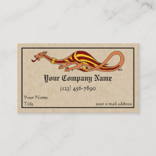 Medieval Dragon Design 2015 Business Card