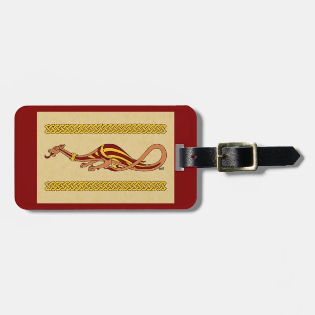 Medieval Dragon Design 2015 Luggage Tag (Front Horizontal)