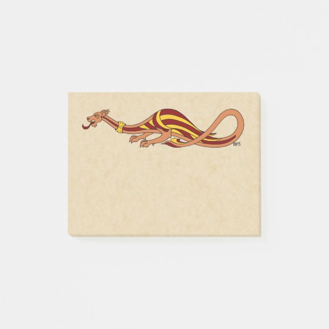 Medieval Dragon Design 2015 Post-it Notes (Front)