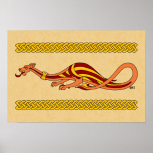 Medieval Dragon Design 2015 Poster