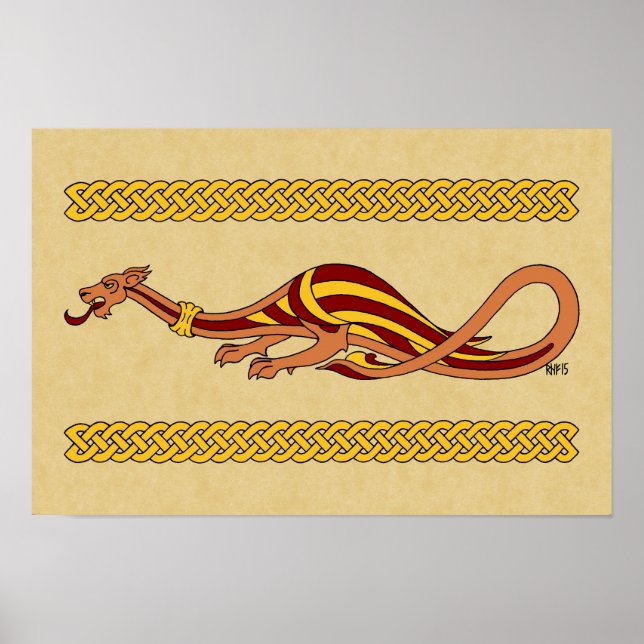 Medieval Dragon Design 2015 Poster (Front)