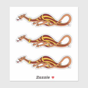 Medieval Dragon Design 2015 Sticker