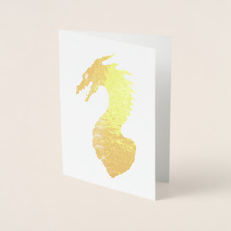 Medieval Dragon Foil Card
