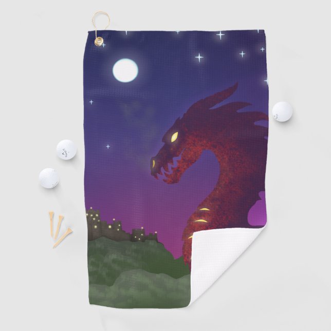 Medieval Dragon Golf Towel (InSitu)