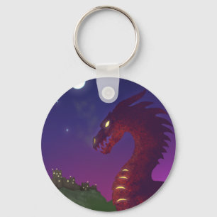Medieval Dragon Keychain