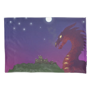 Medieval Dragon Pillow Case