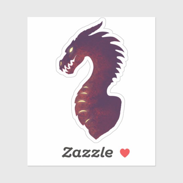 Medieval Dragon Sticker (Sheet)