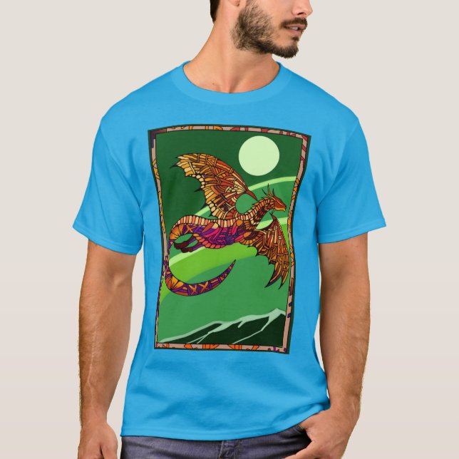 Medieval Dragon  T-Shirt (Front)