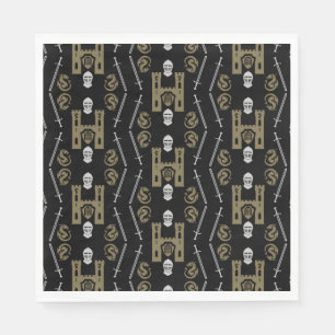 Medieval English Knight Dragon Napkins
