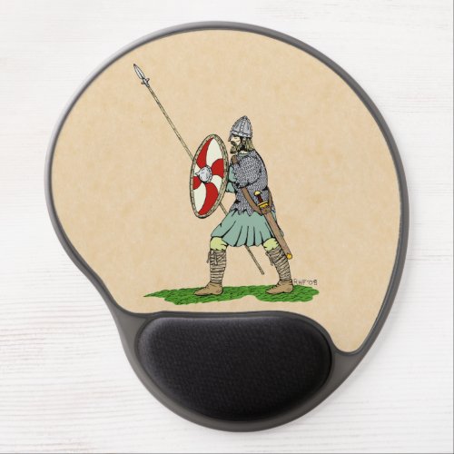 Medieval EnglishSaxon Warrior Gel Mouse Pad