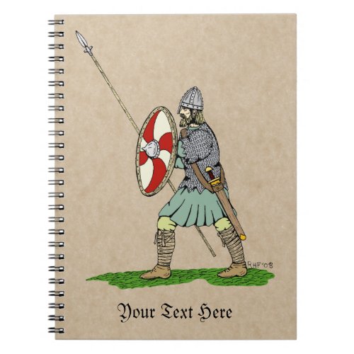 Medieval EnglishSaxon Warrior Notebook