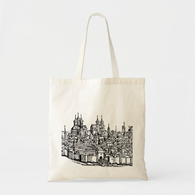 Medieval Erfurt Premium Chronicle of Thuringia Art Tote Bag (Front)