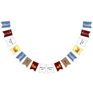 Medieval Fair Knights and Ladies Bunting Flags