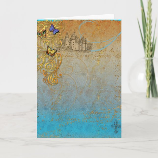 Medieval Fairy Tale Invitation or Greeting Card (Front)