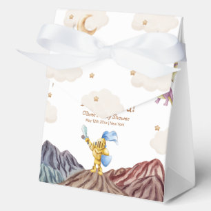 Medieval Fairytale Dragon Boy Baby Shower  Favor Boxes