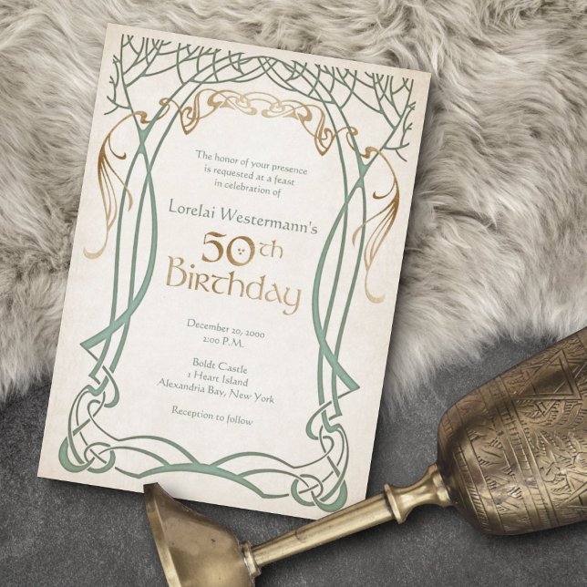 Medieval Fantasy 50th Birthday Invitation (Creator Uploaded)