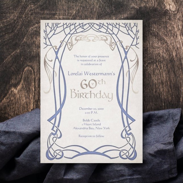 Medieval Fantasy 60th Birthday Invitation (Creator Uploaded)