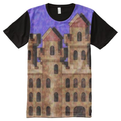 Medieval Fantasy Castle All-Over-Print Shirt