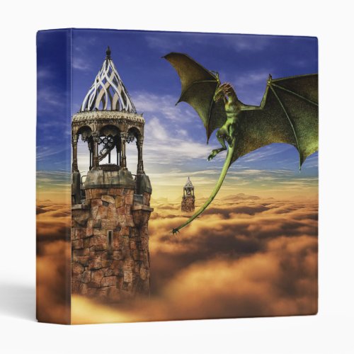 Medieval Fantasy Dragon 3 Ring Binder