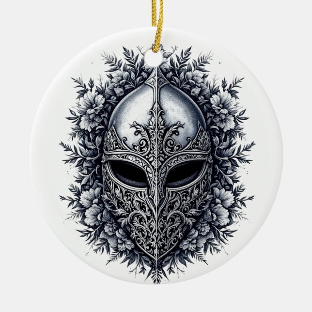 Medieval Fantasy Helmet Ornament (Front)