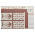 Medieval Fish mug rugs Fabric