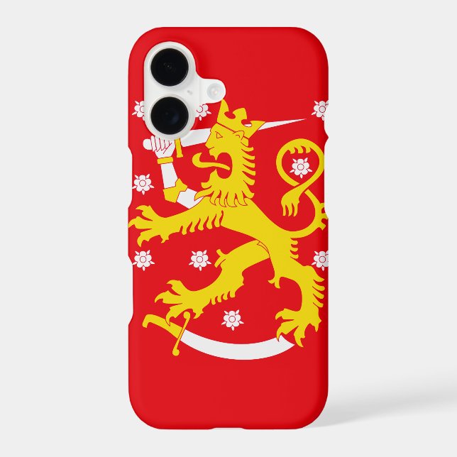 Medieval Flag of Finland Iphone Case (Back)
