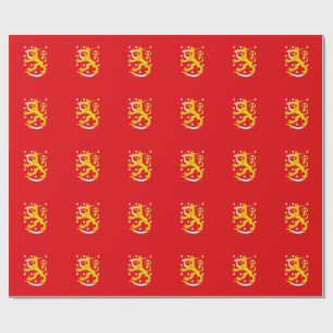 Medieval Flag of Finland Wrapping Paper