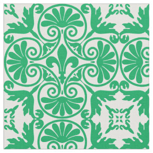Medieval Fleur De Lis Pattern Fabric