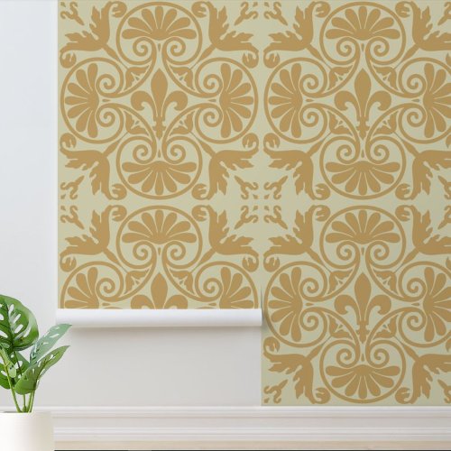 Medieval Fleur De Lis Pattern Wallpaper