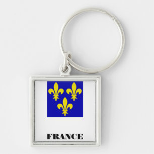 Medieval French Royal Standard Fidelity Heraldic Keychain