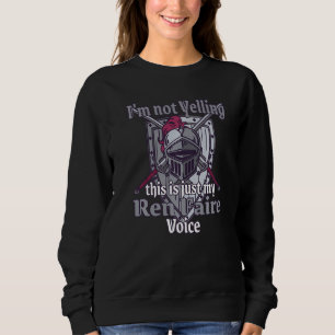medieval funny Ren faire costume renaissance festi Sweatshirt