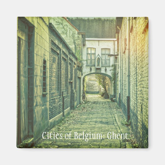 Medieval Ghent, Belgium Magnet (Front)