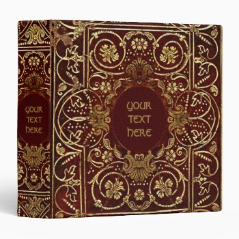 Medieval Gilded Book Cover Binder by OldArtReborn at Zazzle