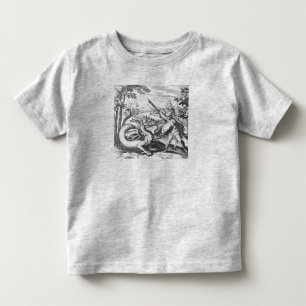Medieval Gladiator and Dragon Toddler T-shirt