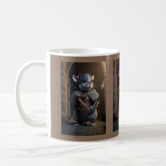 Medieval Gladiator Rat Mug
