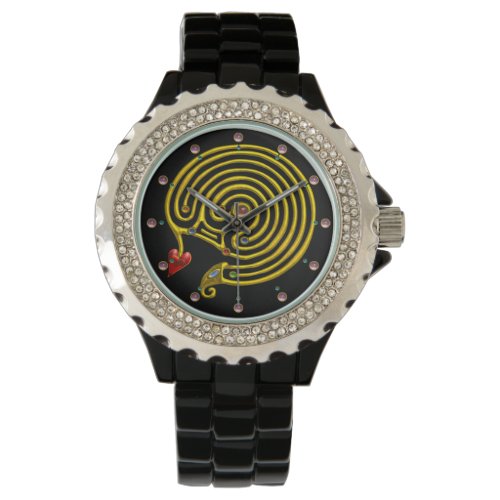 MEDIEVAL GOLD HYPER LABYRINTH WITH GEMSTONES Black Watch