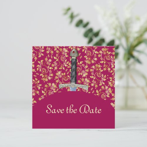 Medieval Gold Save The Date