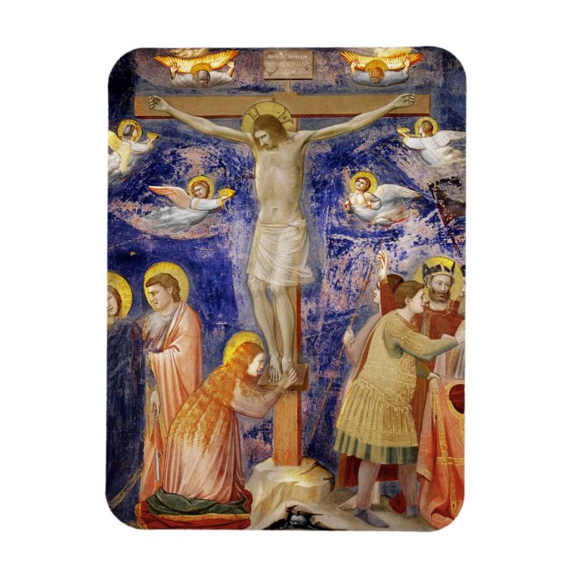 Medieval Good Friday Scene Magnet (Vertical)