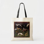 Medieval Greyhounds In The Deep Woods Tote Bag at Zazzle