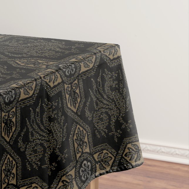 Medieval Griffin Dragon Pattern Tablecloth (In Situ)
