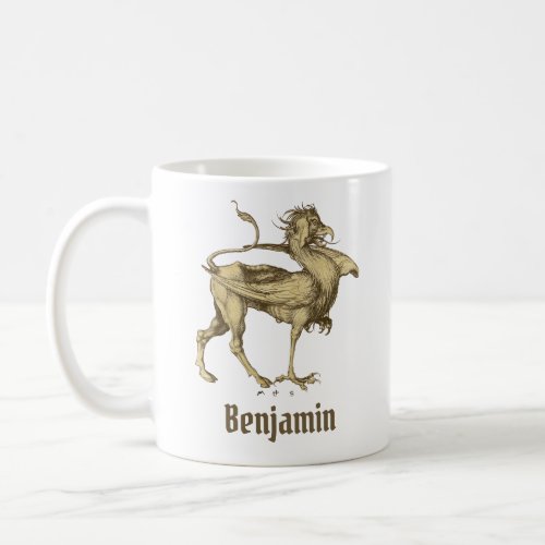 Medieval Griffin Renaissance Dragon Mythology Art Coffee Mug